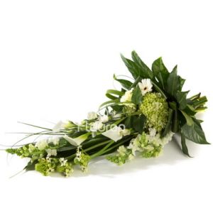 Funeral Bouquet  White - Florist - Uitvaartbloemen.COM®